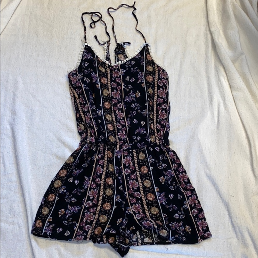 Women’s floral-print romper
